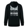 Court Grafik Kapüşonlu Sweatshirt Asya Bedenleri “Siyah”
