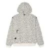 Court-Ready Cheetah Yarım Fermuarlı Kapüşonlu Sweatshirt Asya Bedenleri “Egret Spotted Leopard”