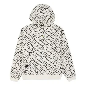 Court-Ready Cheetah Yarım Fermuarlı Kapüşonlu Sweatshirt Asya Bedenleri “Egret Spotted Leopard”