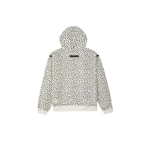 Court-Ready Cheetah Yarım Fermuarlı Kapüşonlu Sweatshirt Asya Bedenleri “Egret Spotted Leopard”