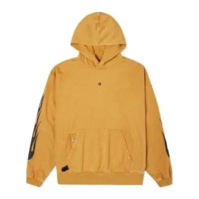 Court-Ready Cloud Washed Graphic Hoodie Asya Bedenleri “Buğday”