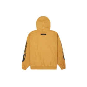 Court-Ready Cloud Washed Graphic Hoodie Asya Bedenleri “Buğday”