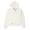 Crafted Fashion Grafik Kapüşonlu Sweatshirt Asya Bedenleri “Beyaz”