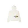 Crafted Fashion Grafik Kapüşonlu Sweatshirt Asya Bedenleri “Beyaz”
