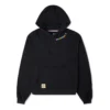 Crafted Fashion Grafik Kapüşonlu Sweatshirt Asya Bedenleri “Siyah”