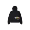 Crafted Fashion Grafik Kapüşonlu Sweatshirt Asya Bedenleri “Siyah”