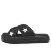 CV Sandal Plastic Crossbelt “Siyah Beyaz”