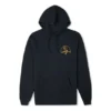 Dağ Logolu Kapüşonlu Sweatshirt Asya Bedenleri “Siyah”