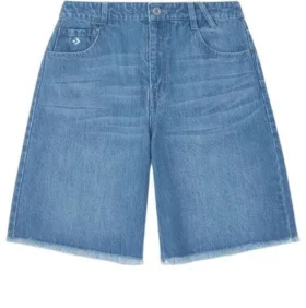 Denim Şort Asya Bedenleri “Açık Mavi Yıkama”