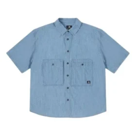 Denim Wordmark Utility Gömlek Asya Bedenleri “LT Retro Blue”