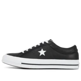 Deri One Star Low Top “Siyah Beyaz”