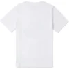 Distorted Patch T-Shirt Asya Bedenleri “Beyaz Turuncu Teal”