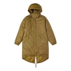 Down Long Trench Coat Asya Bedenleri “Brown”