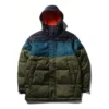 Down Puffer Ceketler Asya Bedenleri “Zeytin Yeşili”