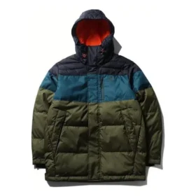 Down Puffer Ceketler Asya Bedenleri “Zeytin Yeşili”