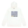 Equip Worldwide Grafik Kapüşonlu Sweatshirt Asya Bedenleri “Beyaz”