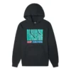 Equip Worldwide Grafik Kapüşonlu Sweatshirt Asya Bedenleri “Siyah”
