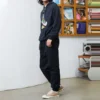 Erkek Converse Düz Renkli Yüksek Bel Bundle Feet Spor Pantolon/Jogger Pantolon Siyah