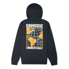 Erkek Converse Earth Desenli Baskı Koyu Siyah