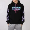 Erkek Converse Flash Logo Baskılı Spor Polar Astarlı Siyah