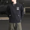 Erkek Converse Kontrast Renkli Logo Polar Spor Siyah