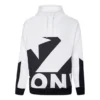 Erkek Converse Kontrast Renkli Logo Stand Yaka Spor Kazak Beyaz