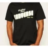 Erkek Converse Loose Alphabet Baskılı Kısa Kollu Casual Siyah