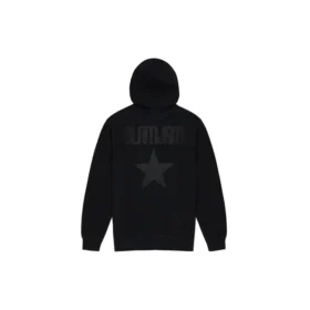 Erkek Converse x Slam Jam Crossover Arka Logolu Spor Kapüşonlu Ceket Siyah