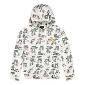 Erkek Converse x Union Crossover Tam Baskılı Günlük Beyaz