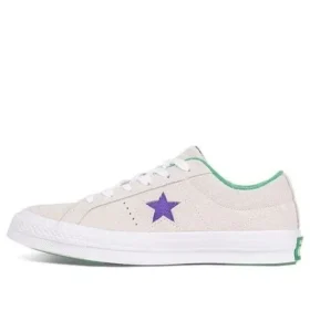 Erkek One Star Ox Grand Slam Süet “Beyaz/Court Mor/Yeşil