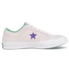 Erkek One Star Ox Grand Slam Süet “Beyaz/Court Mor/Yeşil