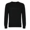 Essentials Bisiklet Yaka Sweatshirt Asya Bedenleri “Siyah”