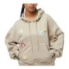 Flora Logo Kapüşonlu Sweatshirt Asya Bedenleri “Bej”