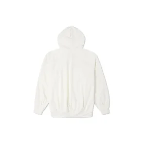 Gevşek Örgü Kapüşonlu Sweatshirt Krem Beyaz Gevşek Örgü Kapüşonlu Sweatshirt Krem Beyaz