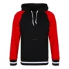 Gündelik Kalın Kapüşonlu Sweatshirt Asya Bedenleri “Siyah”