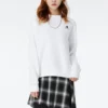 Günlük Sweatshirt Asya Bedenleri “Beyaz”