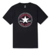 Go-To Chuck Taylor Classic Patch Standart Kesim Tişört Asya Bedenleri “Siyah”