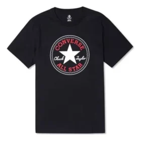 Go-To Chuck Taylor Classic Patch Standart Kesim Tişört Asya Bedenleri “Siyah”