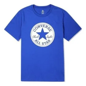 Go-To Chuck Taylor Patch Standart Kesim Tişört Asya Bedenleri “Mavi”