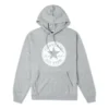 Go-To Chuck Taylor Yama Fransız Havlu Kapüşonlu Sweatshirt Asya Bedenleri “Gri”