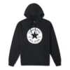 Go-To Chuck Taylor Yama Fransız Terli Kapüşonlu Sweatshirt Asya Bedenleri “Siyah”