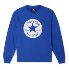 Go-To Chuck Taylor Yama Fransız Terli Kruvaze Sweatshirt Asya Bedenleri “Mavi” Go-To Chuck Taylor Yama Fransız Terli Kruvaze Sweatshirt Asya Bedenleri “Mavi”