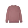 Go-To Nakışlı Yıldız Chevron Fırçalanmış Arka Yüzlü Polar Crew Sweatshirt Asya Bedenleri “Bordo”