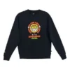 GOOD TIMES Grafikli Balıkçı Yaka Sweatshirt Asya Bedenleri “Siyah”