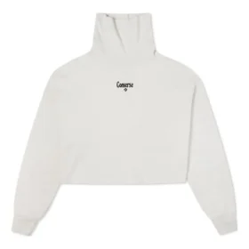 HIGH NECK MOCK Crew Beyaz KREM