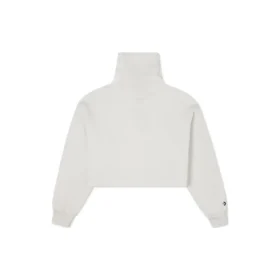 HIGH NECK MOCK Crew Beyaz KREM