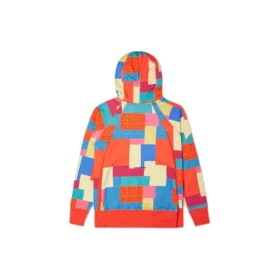 Çin Yeni Yılı Shapes Kapüşonlu Sweatshirt Asya Bedenleri “Red” Çin Yeni Yılı Shapes Kapüşonlu Sweatshirt Asya Bedenleri “Red”
