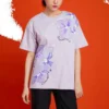 Infinite Lilac IWD Oversized Tişört Asya Bedenleri “Mor”