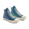 Iridescent Chuck 1970s High Top “Mavi Beyaz”