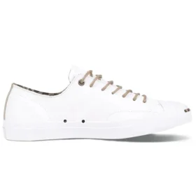 Jack Purcell Aşınmaya Dayanıklı Kaymaz Düşük Bilekli Günlük Kaykay Ayakkabıları Unisex Beyaz